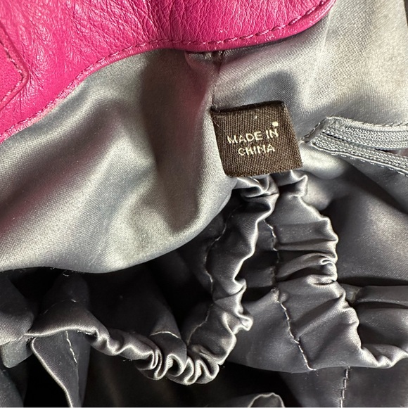 Coach Leather Stitched Oversized Pink Diaper Bag Work Weekend Travel Tote - Picture 12 of 16